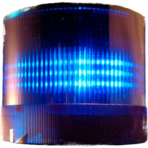 Springer Controls Texelco LA-16-4B 70mm Stack Light, Steady, 24V AC/DC LED, Blue