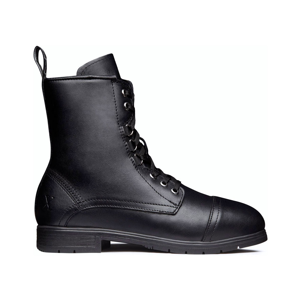 Xena Spice Women's Steel Toe Combat Safety Work Boots Jet Black - Size 7