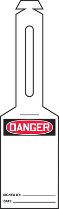 Loop 'n Strap Tag OSHA Danger Safety Tag