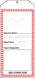 GHS Jumbo Safety Tag (THS403)
