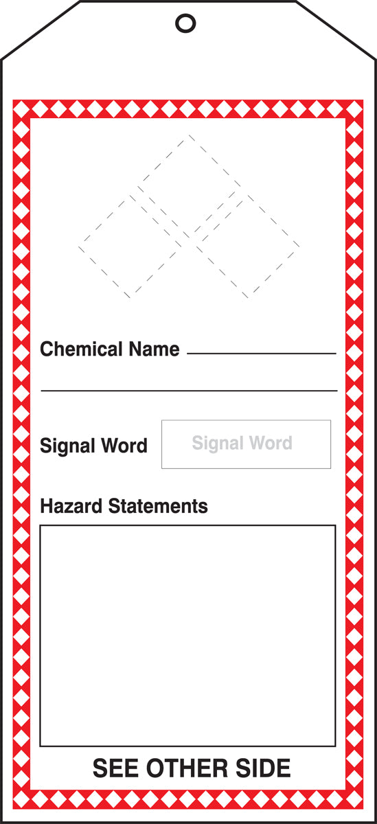 GHS Jumbo Safety Tag (THS403)
