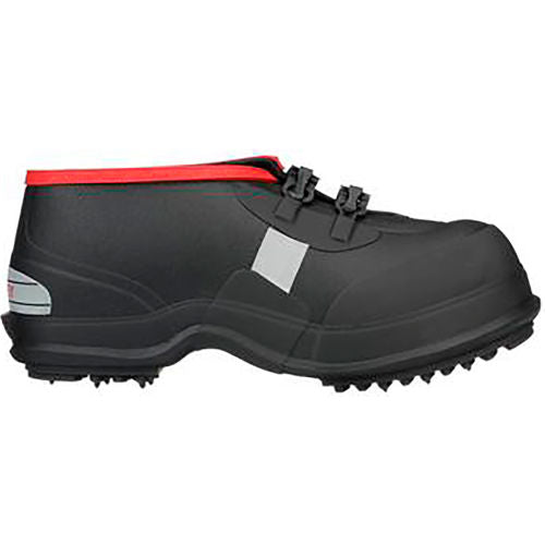 Tingley Winter-Tuff 2 Buckle Ice Traction 5in Overshoe, Waterproof Vulcanized Rubber, Black, Men's 16