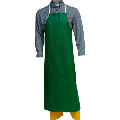 Tingley SafetyFlex PVC And Polyester Apron, 38in x 48in, Green, Medium