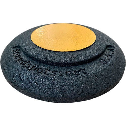 Tire Conversion Technologies Portable Speed Spots, 12in Dia, Black and Yellow, Pack of 8