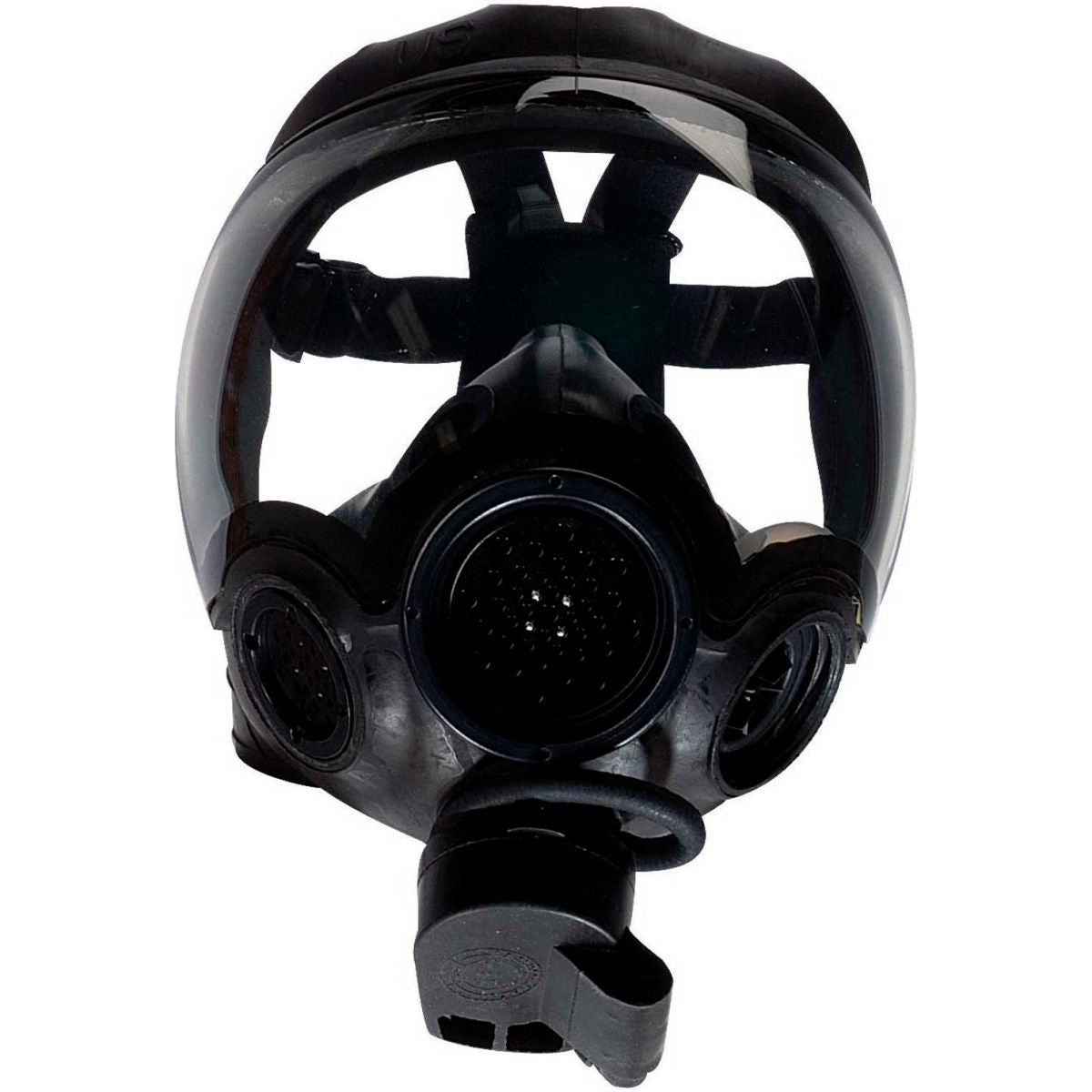 MSA Millennium Riot Control Full Facepiece Gas Mask, Clear Lens, Large, 10051288