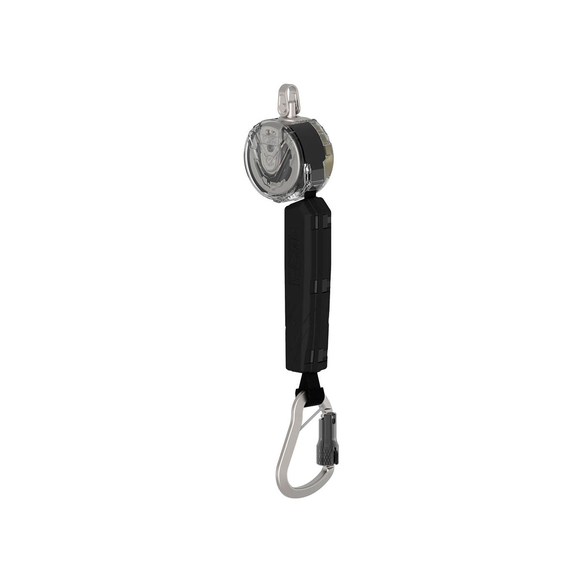 MSA V-TEC Personal Fall Limiter with o Anchorage Connector, Single Leg, Aluminum Carabiner, 10'L