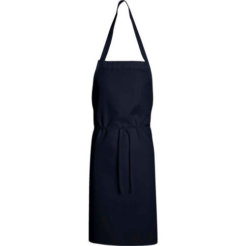 Chef Designs Standard Bib Apron, Navy, 30in x 33in