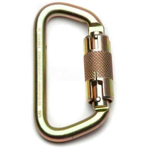 Werner A100301 Steel Carabiner, 3/4in
