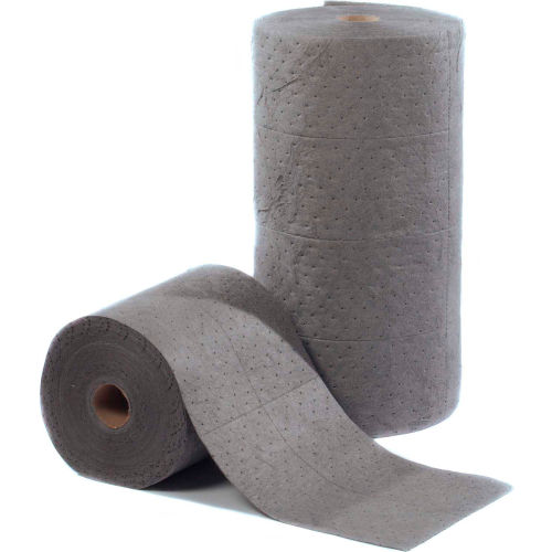Global Industrial Universal Roll, Medium Weight, 150ftL x 15inW, Gray, 2/Pack