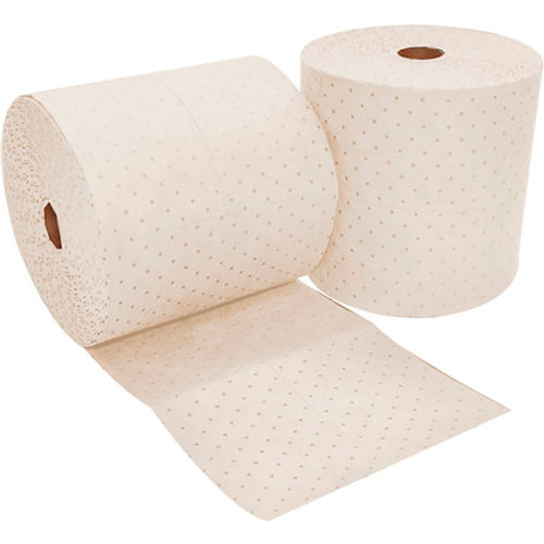 Sustayn Biodegradable Oil Only Roll, Heavy Weight, 15inW x 150ftL, White, 2 Rolls/Bag