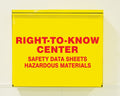 SDS Storage Cabinet: Right-To-Know Center