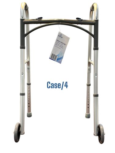 Folding Aluminum 2-Button Walker